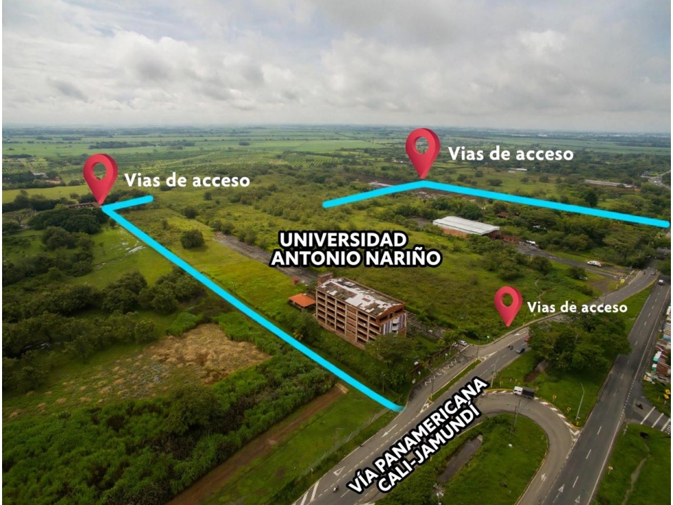 VENDEMOS LOTE AREA DE 59.000 METROS2