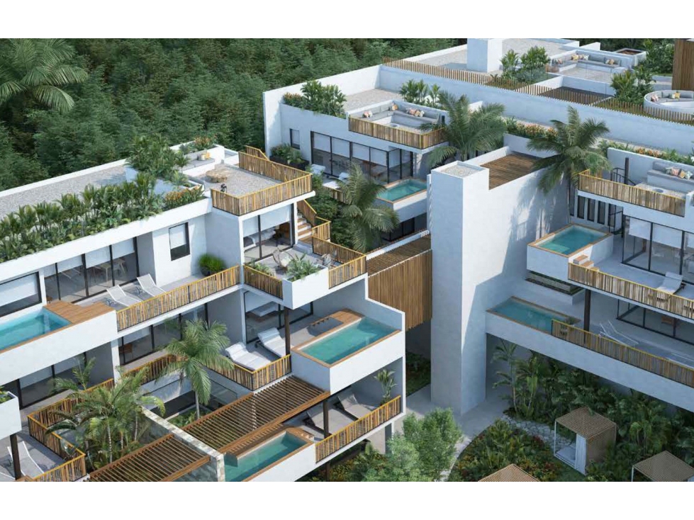 SE VENDE DEPARTAMENTOS EN BAOBAB, TULUM MEXICO VE02-409MEX-CO