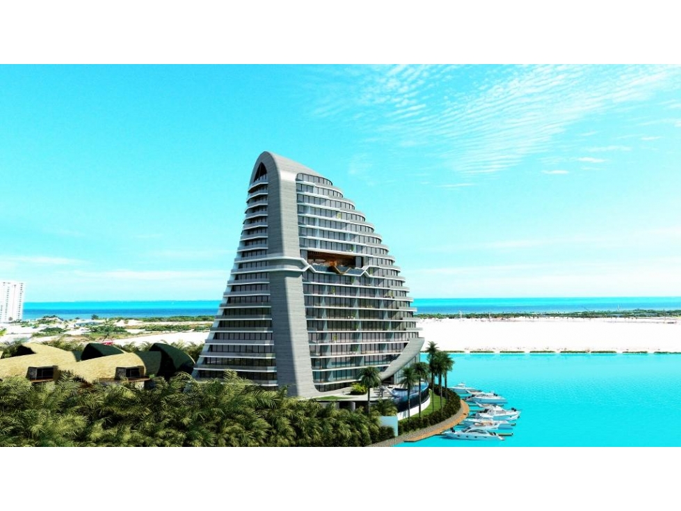 DEPARTAMENTOS EN SHARK TOWER, PUERTO CANCUN MÉXICO VE02-0104MEX-CO — foto 2