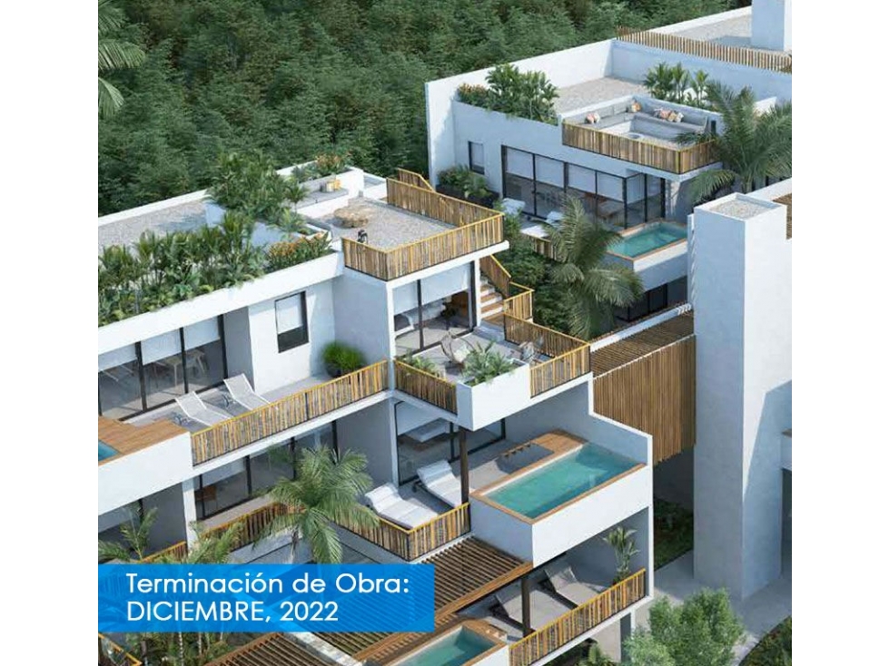 SE VENDE DEPARTAMENTOS EN BAOBAB, TULUM MEXICO VE02-409MEX-CO — foto 3