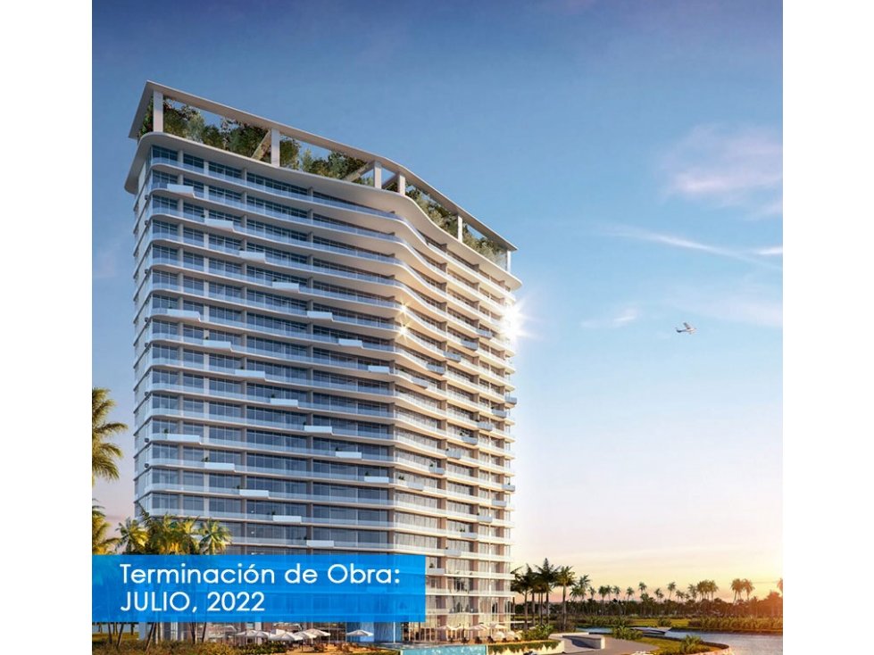 SE VENDE DEPARTAMENTO EN SLS MARINA BEACH PUERTO CANCUN VE02-085MEX-CO - 1
