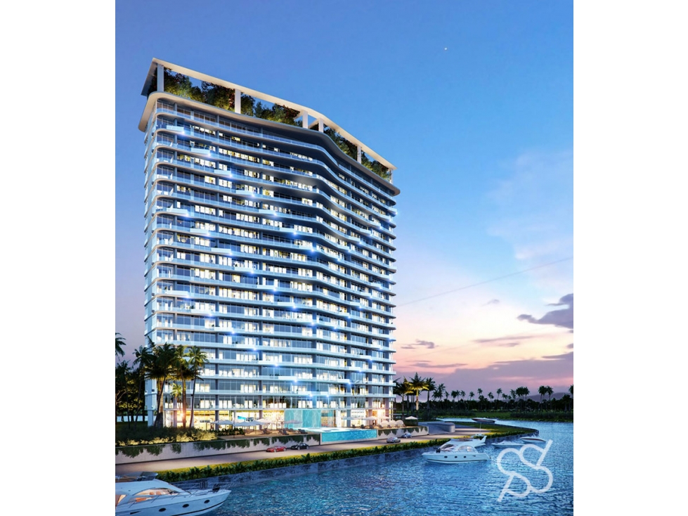 SE VENDE DEPARTAMENTO EN SLS MARINA BEACH PUERTO CANCUN VE02-085MEX-CO — foto 2