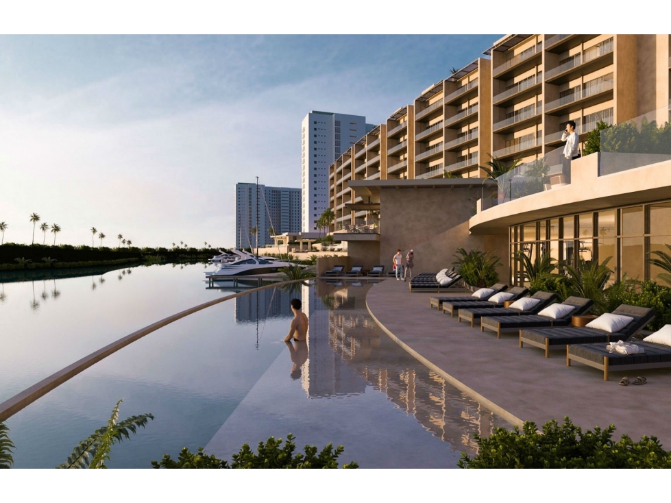 SE VENDE DEPARTAMENTOS EN LA VELA, PUERTO CANCUN MÉXICO VE02-133MEX-CO - 2