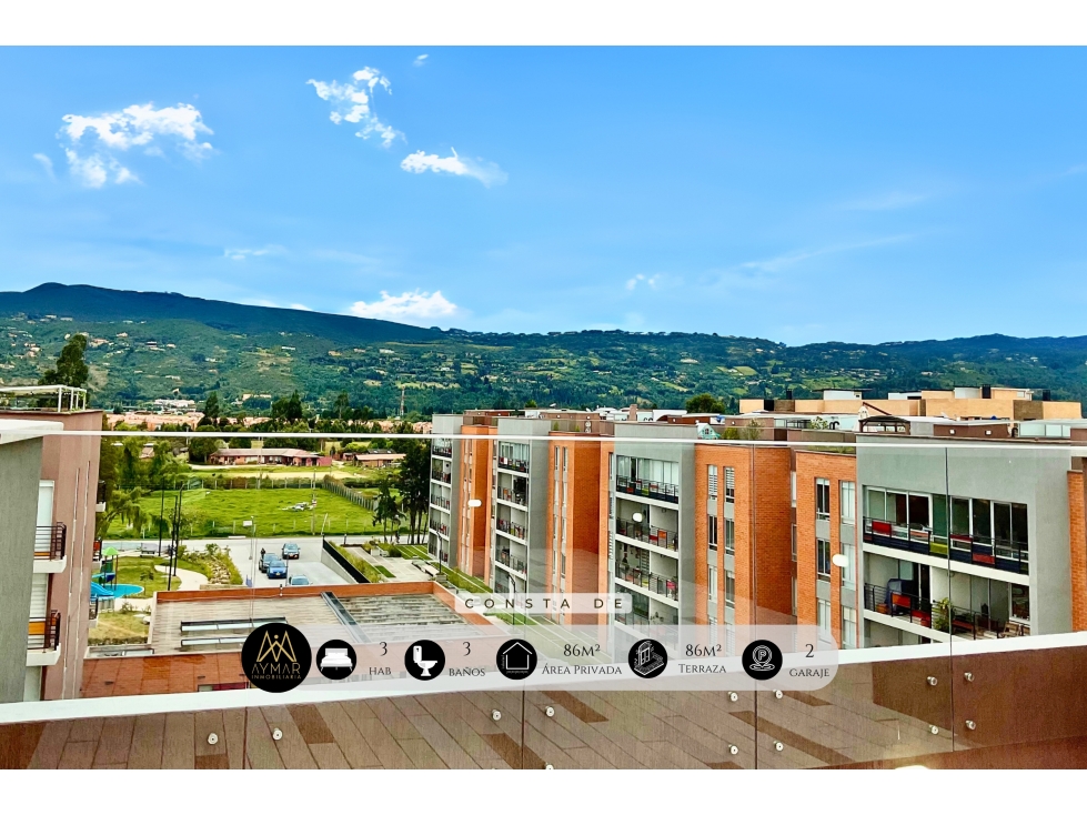 APARTAMENTO DUPLEX CON TERRAZA, SECTOR MILLA DE ORO CAJICA