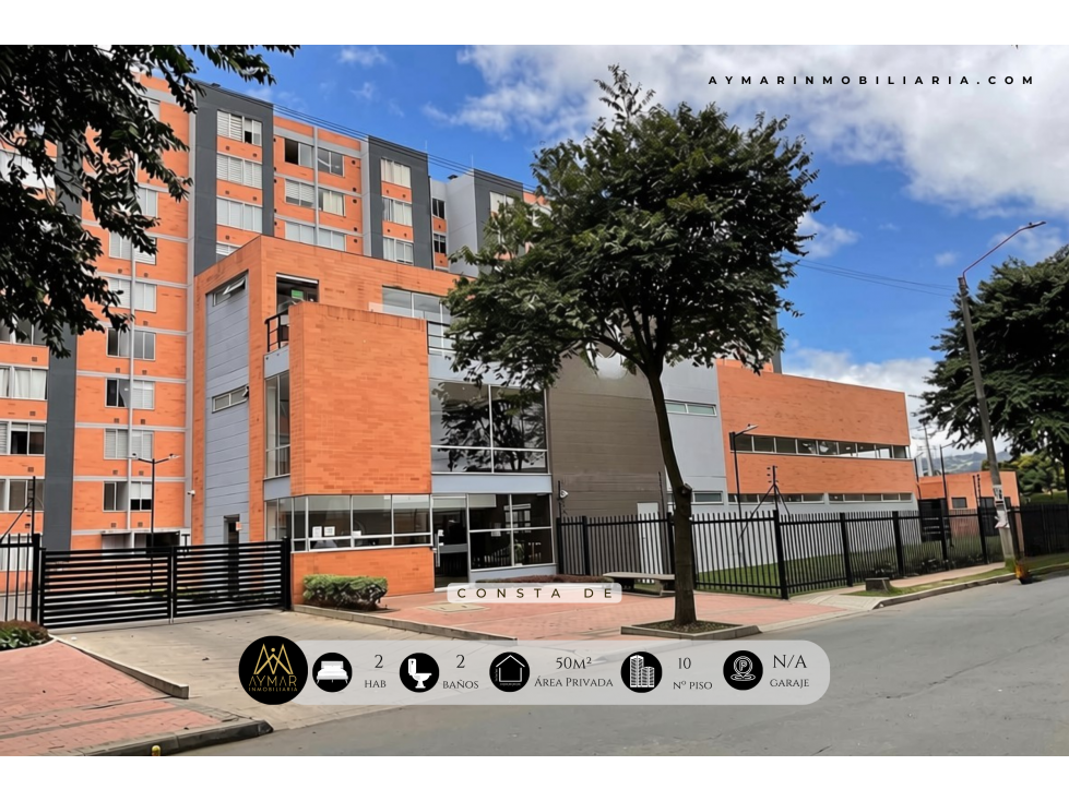 APARTAMENTO PARA LA VENTA EN CHIA, CUNDINAMARCA.