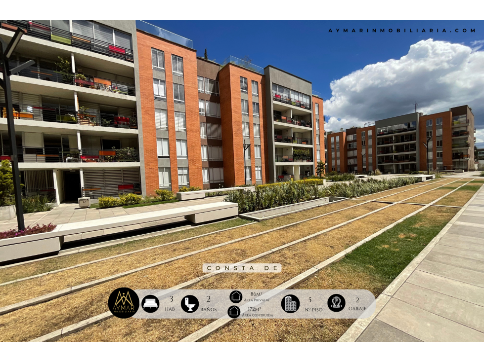 APARTAMENTO CON TERRAZA-CALAHORRA-BUENA SUERTE-CAJICA