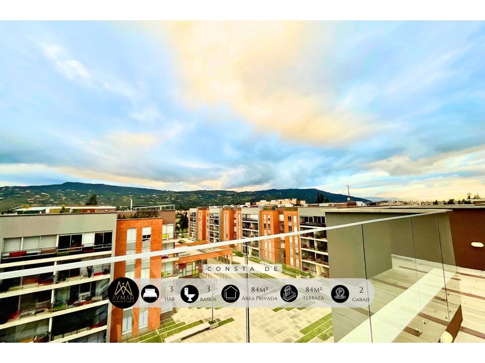 APARTAMENTO CON TERRAZA-CALAHORRA-BUENA SUERTE-CAJICA