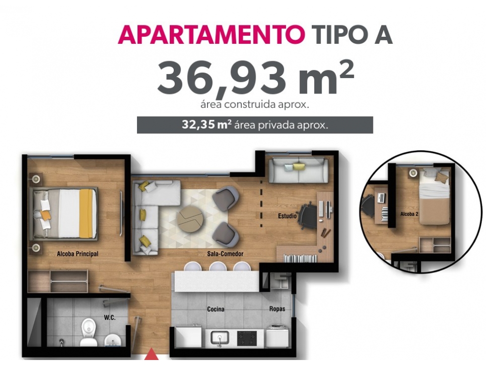 VENTA APARTAMENTO BOGOTÁ SUR SAN ANDRESITO ARUMA — foto 4