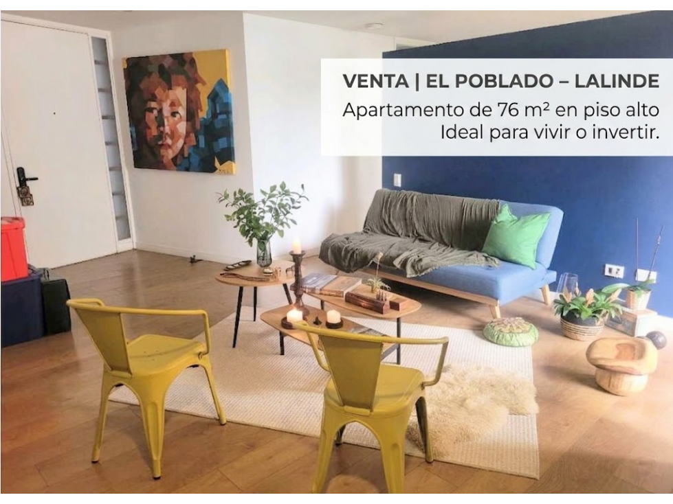 Venta de Apartamento en El Poblado, Lalinde Medellín | $725.000.000