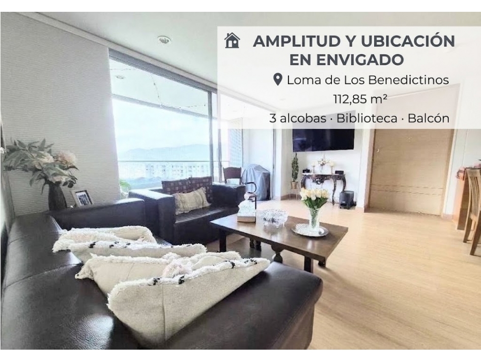 Apartamento en venta en Envigado, Loma de Los Benedictinos