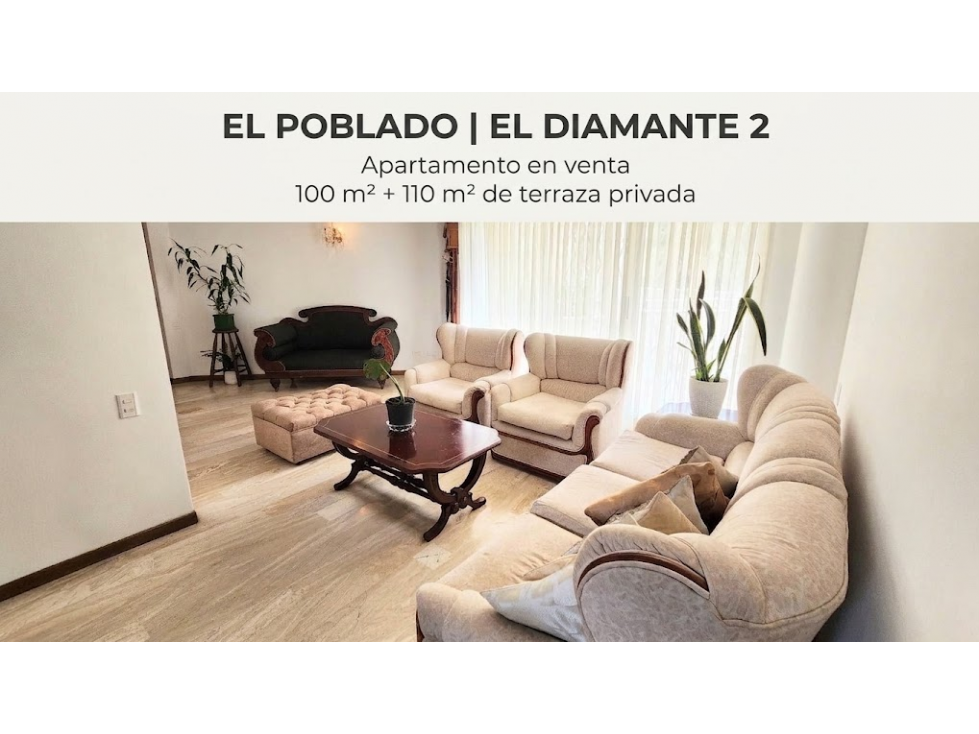 Apartamento en venta en Medellín, El Poblado El Diamante 2