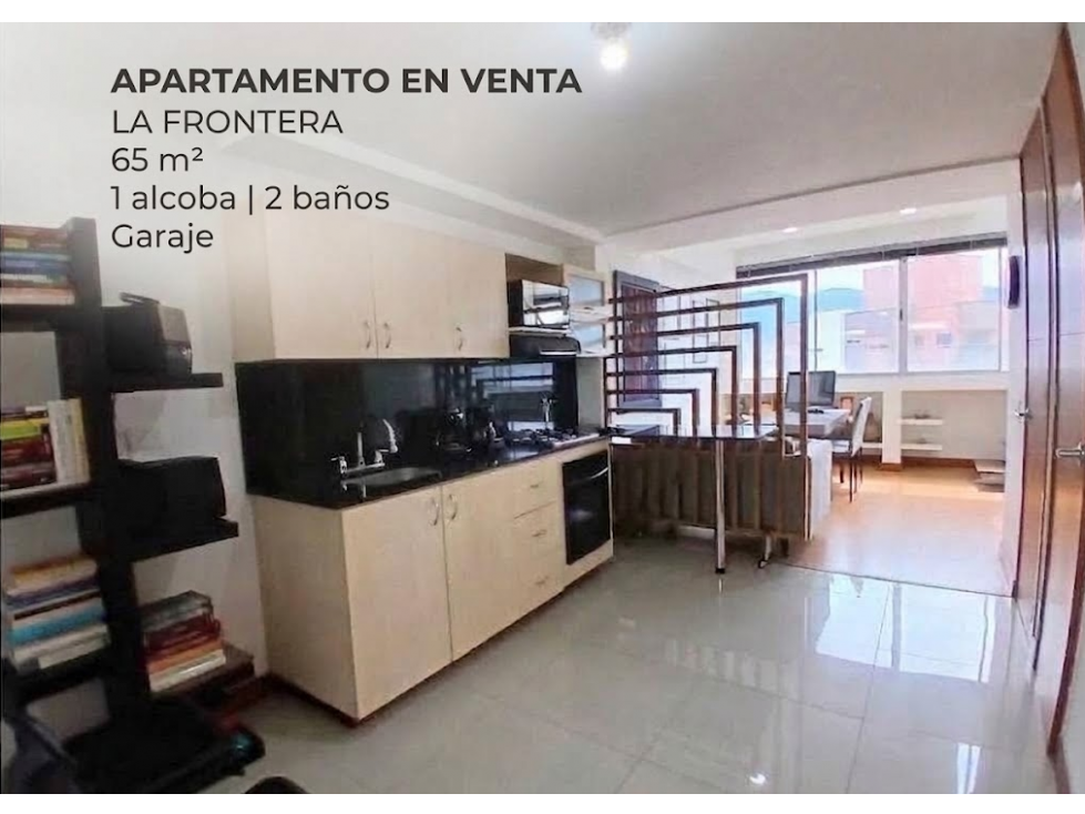 Apartamento en venta en Medellín, sector La Frontera / 65m2