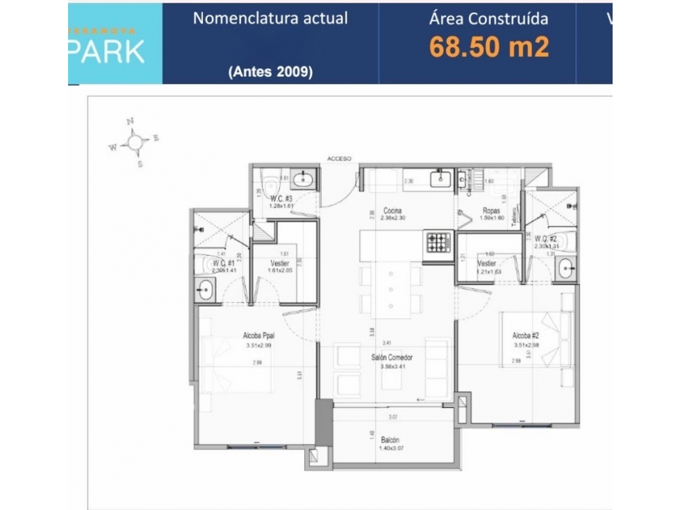 Venta Apartamento CESION DERECHOS Veranova Guayabal Medellín 68.5 m² — foto 6