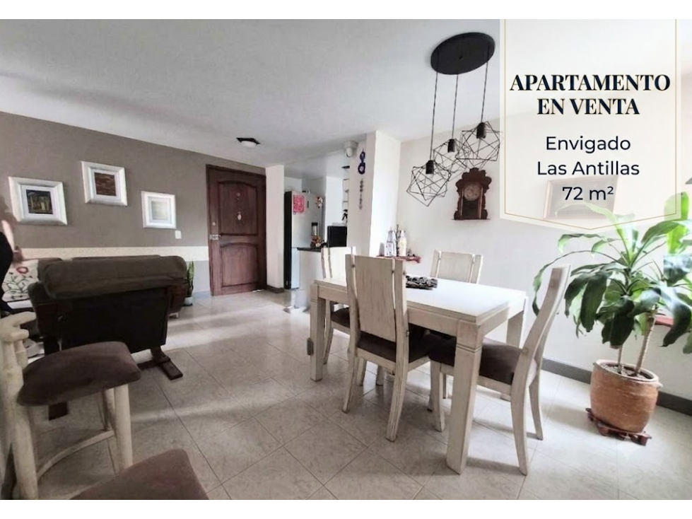 Apartamento en Venta | Envigado Las Antillas (Parte Baja) 72 m2