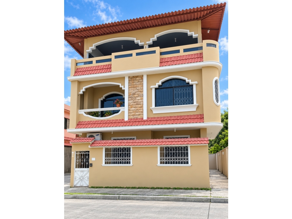 SE VENDE UNA GRAN CASA DE 3 PLANTAS 5 DORMITORIOS EN VERGELES