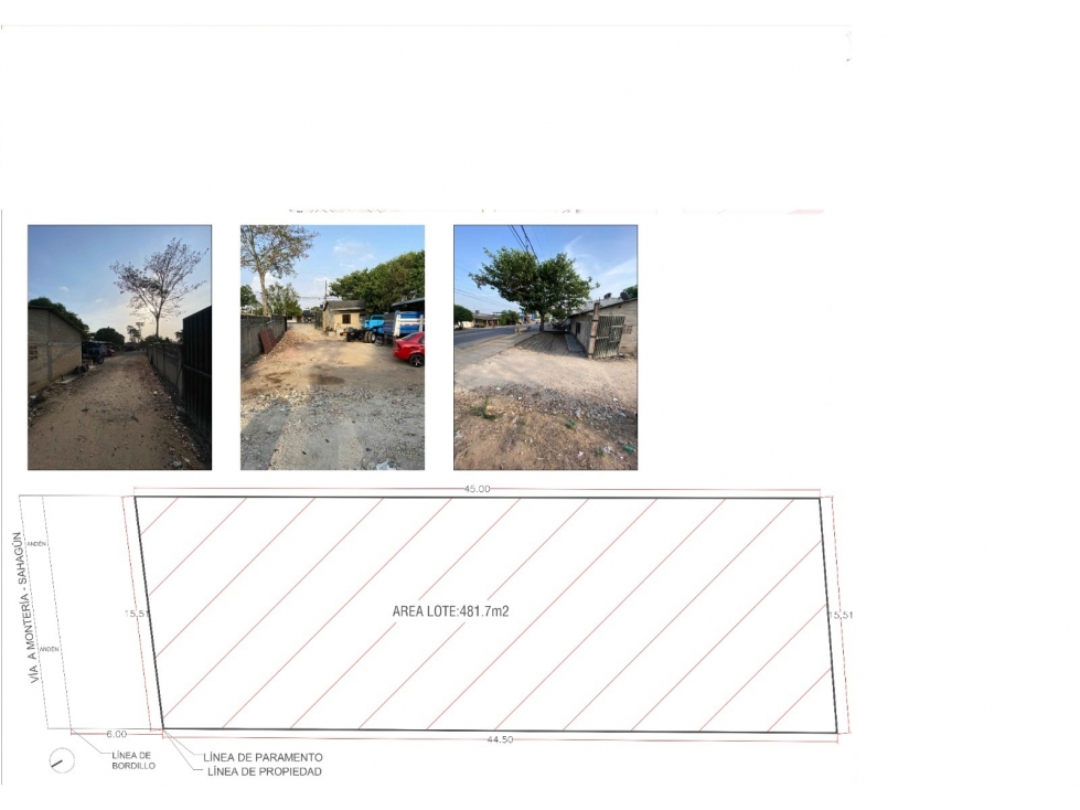 VENDO LOTE ESQUINERO EN SAHAGUN CORDOBA - 1