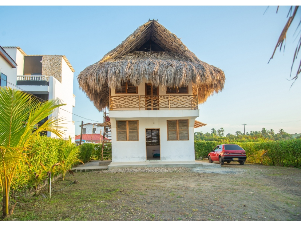 VENDO CABAÑA Y LOTE EN PLAYAS SAN BERNARDO DEL VIENTO - 1