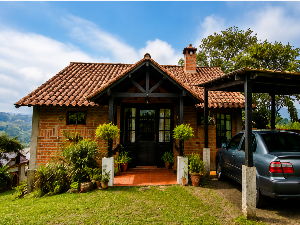 CASA CAMPESTRE CON VISTA INCREIBLE PARA EL ARRIENDO - 1