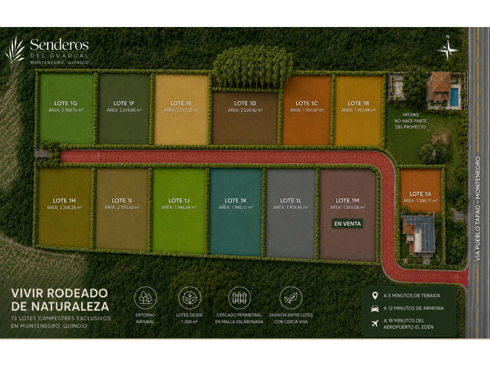 PARCELACIÓN SENDEROS DEL GUADUAL — foto 5