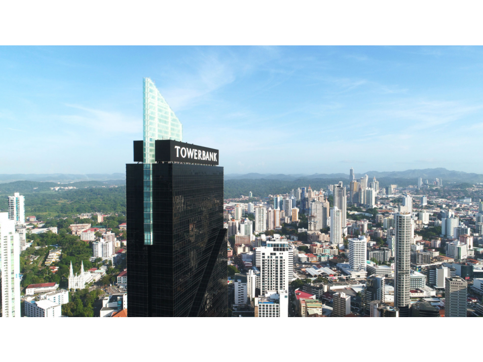 OFICINA EN CALLE 50 TOWER BANK AMOBLADA 94M2 SERVICIOS INCLUIDOS