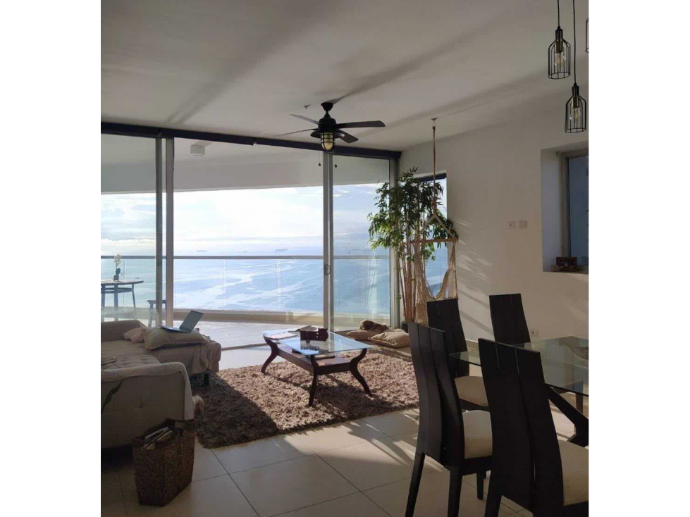 APARTAMENTO EN AVENIDA BALBOA 1REC 1.5B 141M2 AMOBLADO VISTA AL MAR — foto 2