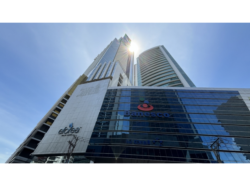 OFICINA EN MARBELLA TORRE BANESCO FULL AMOBLADA 186M2