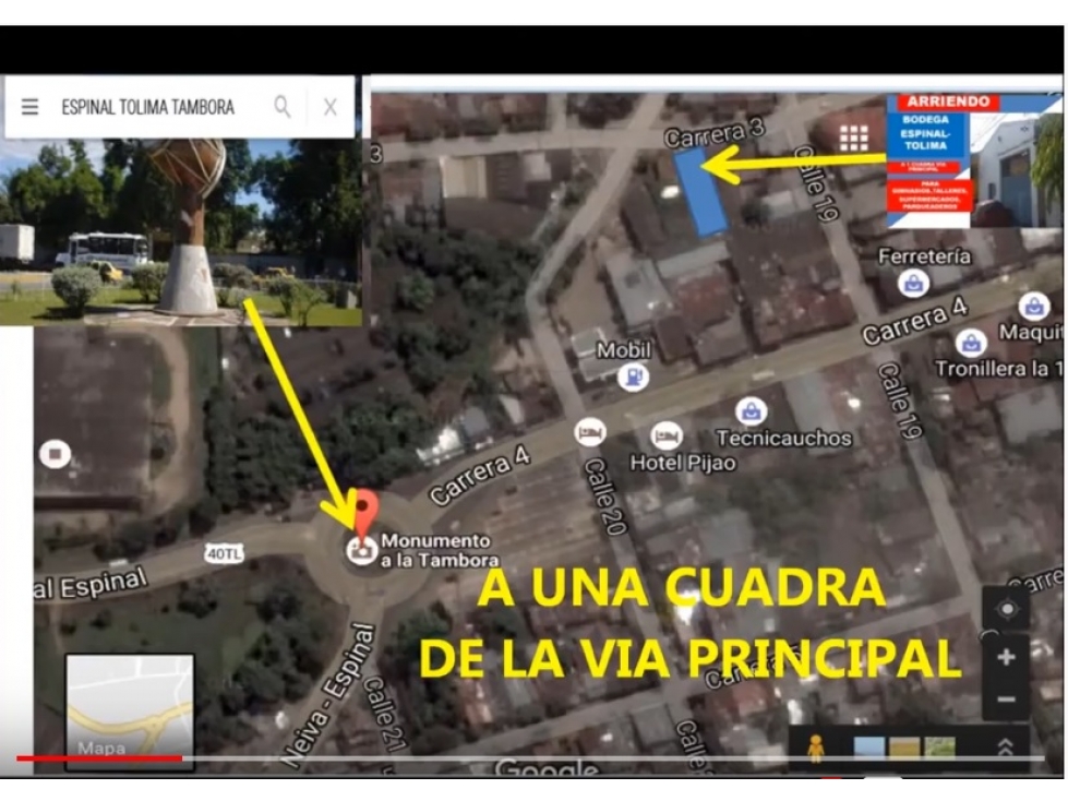 Arriendo Bodega Amplia en Espinal a una cuadra de la via principal - 4