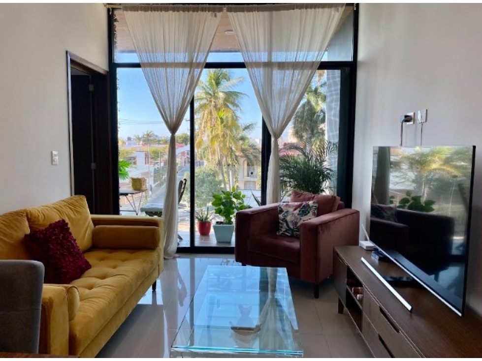 DEPARTAMENTO 2 REC AMUEBLADO EXCELENTE UBICACION ZONA DORADA MAZATLAN - 1