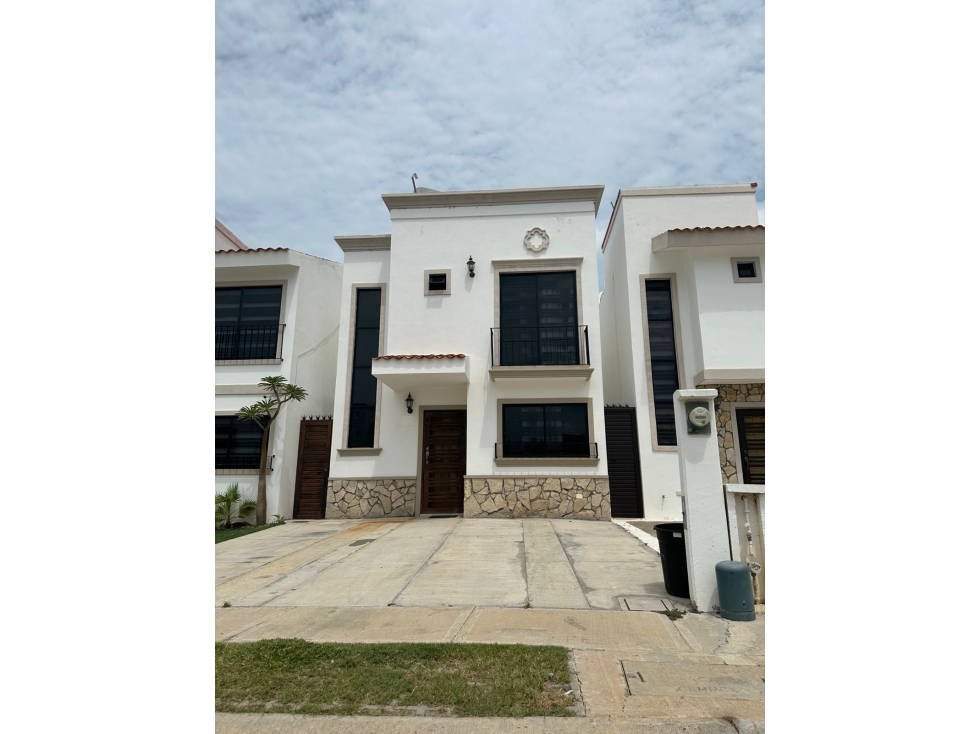 CASA 3 REC AMUEBLADA COTO PRIV CERCA DE PLAYA AZUL MARINO MAZATLAN