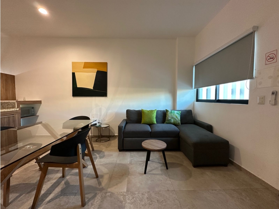 DEPARTAMENTO TIPO LOFT AMUEBLADO CON ALBERCA CERCA DE PLAYA — foto 2
