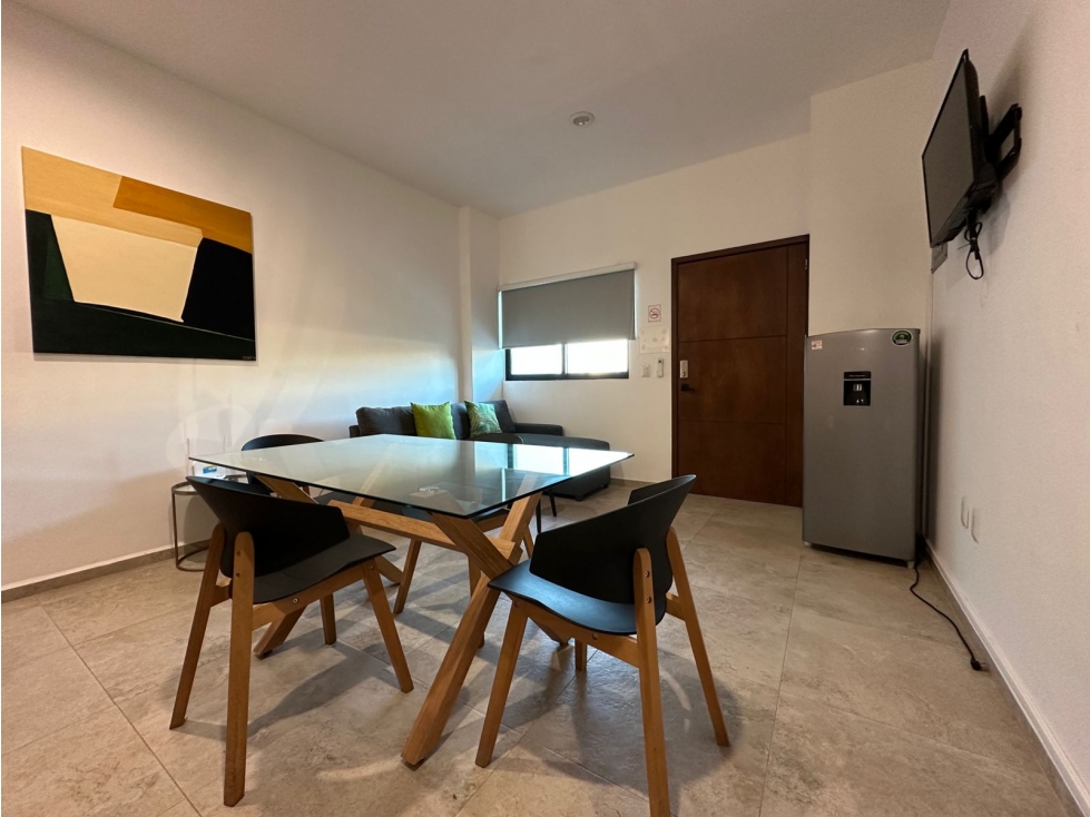 DEPARTAMENTO TIPO LOFT AMUEBLADO CON ALBERCA CERCA DE PLAYA — foto 5