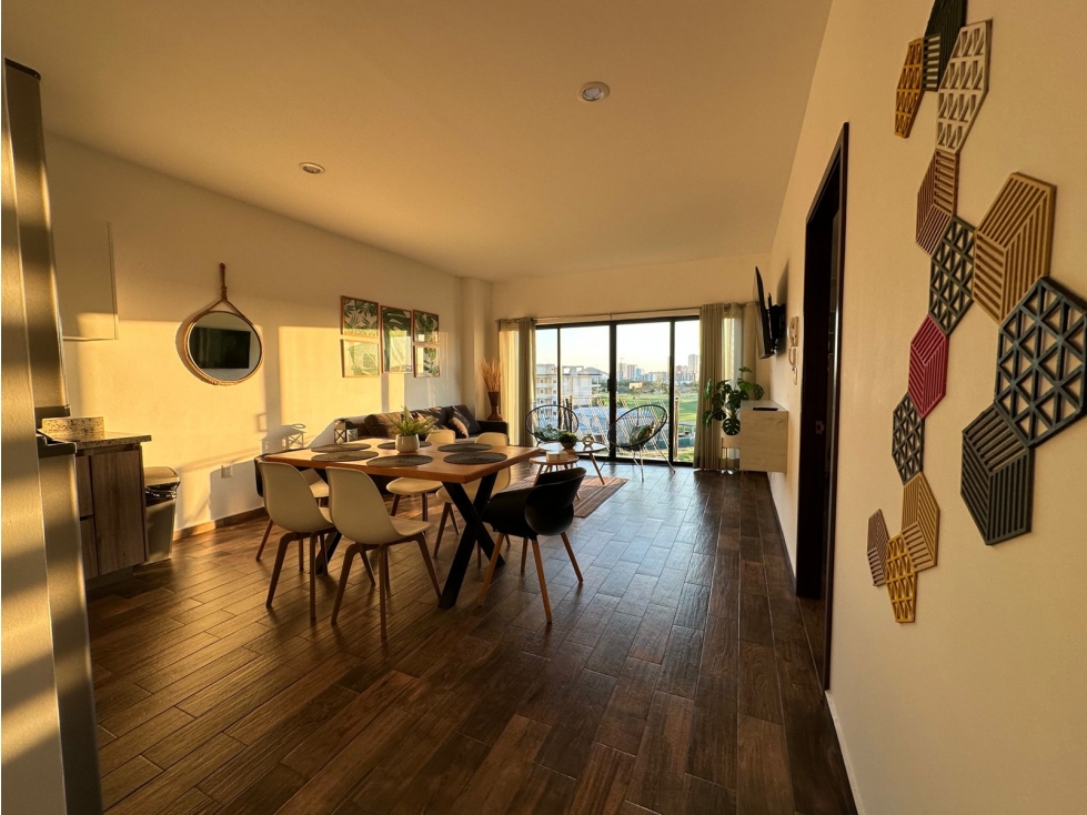 DEPARTAMENTO 2 REC AMUEBLADO VISTA CAMPO DE GOLF MAZATLAN