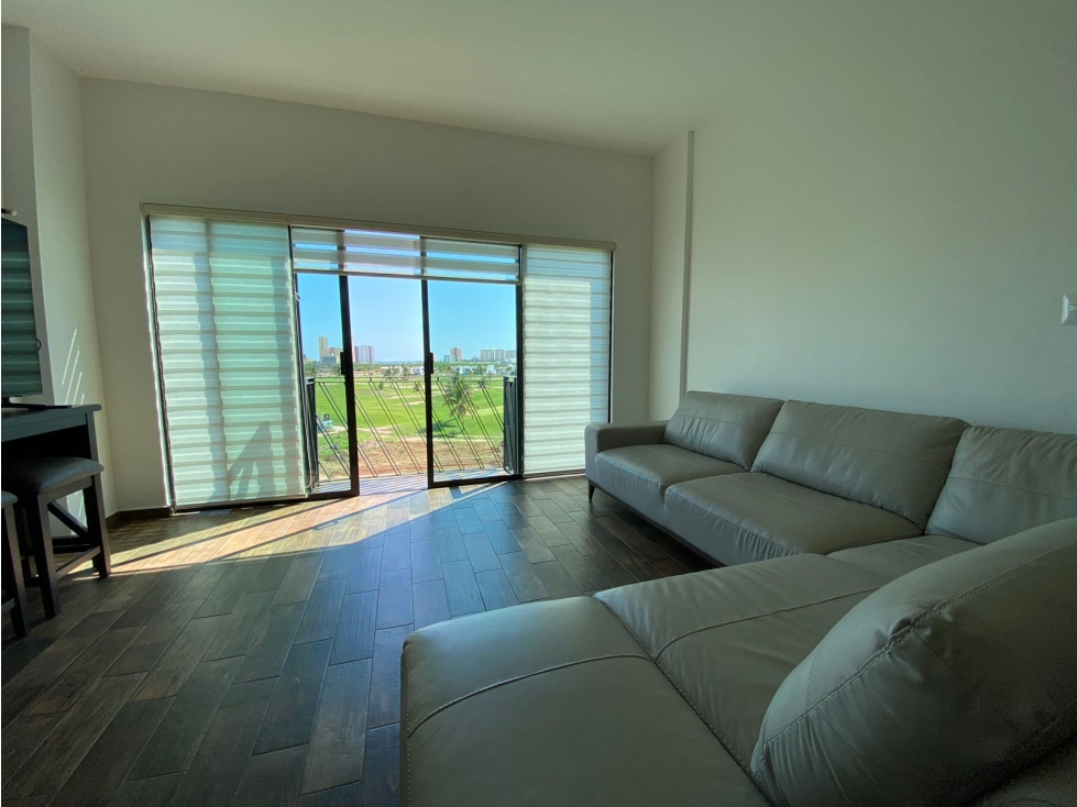 DEPARTAMENTO 2 REC SEMI AMUEBLADO VISTA CAMPO DE GOLF MARINA MAZATLAN — foto 3