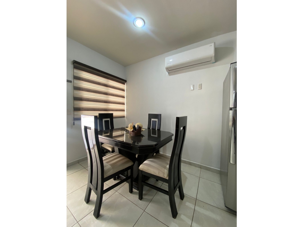 CASA 3 REC 1 EN PLANTA BAJA SEMI AMUEBLADA COTO PRIV - 4
