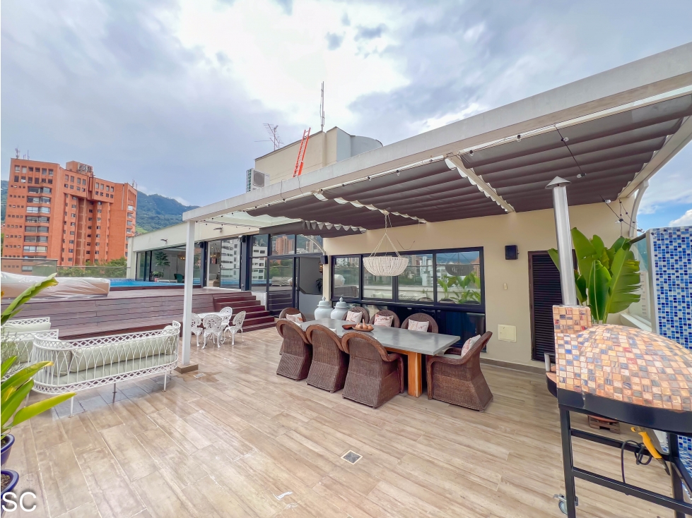 INCREIBLE PENTHOUSE DE 826M2 CON PISCINA 5 HABITACIONES EN EL POBLADO