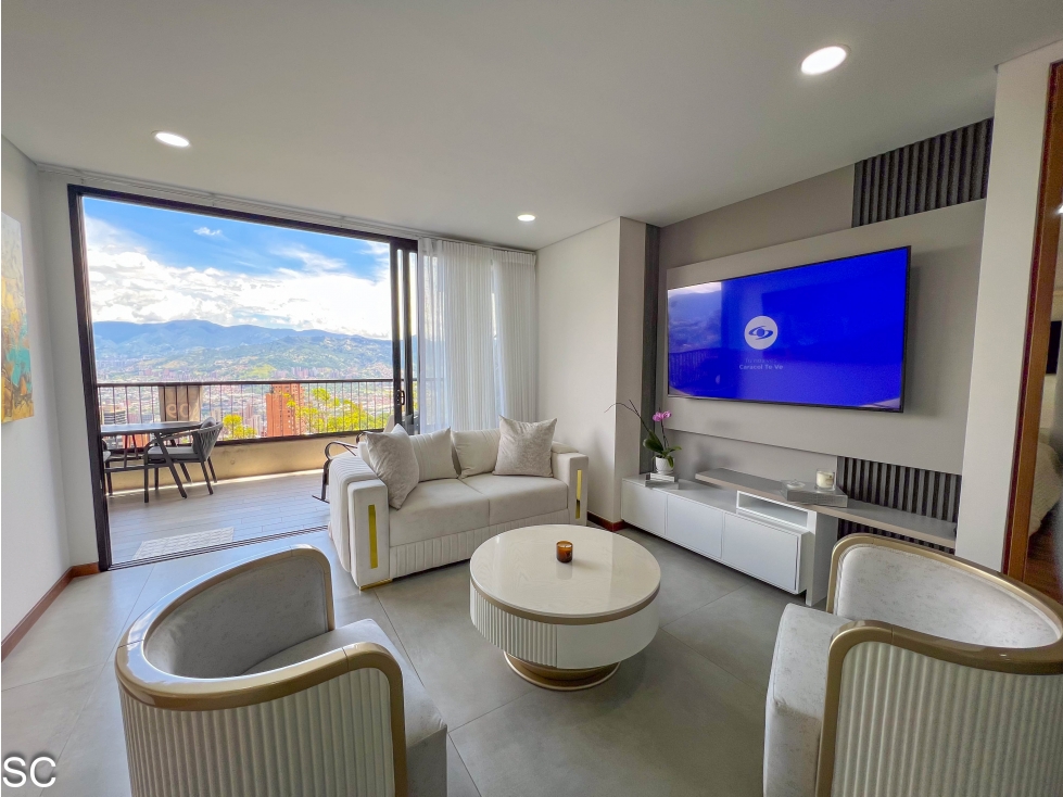 APARTAMENTO MODERNO EN PARTE ALTA DEL POBLADO CON VISTA 3 HAB — foto 4