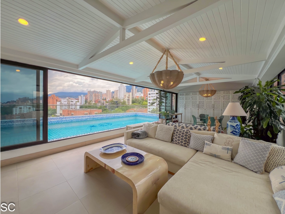INCREIBLE PENTHOUSE DE 826M2 CON PISCINA 5 HABITACIONES EN EL POBLADO — foto 3