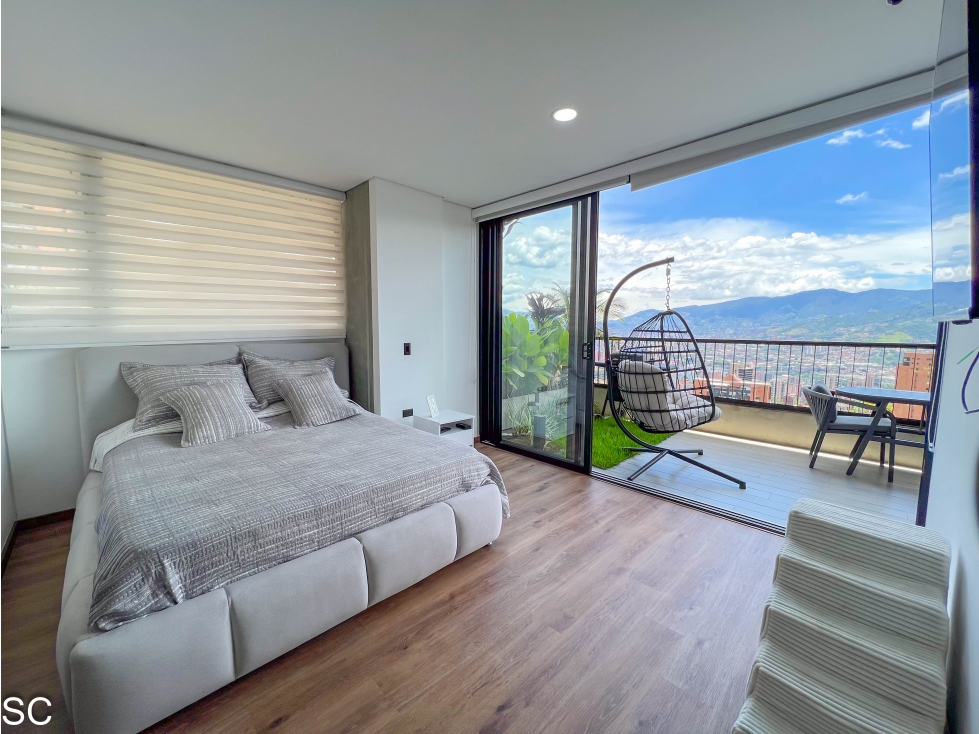 APARTAMENTO MODERNO EN PARTE ALTA DEL POBLADO CON VISTA 3 HAB — foto 2