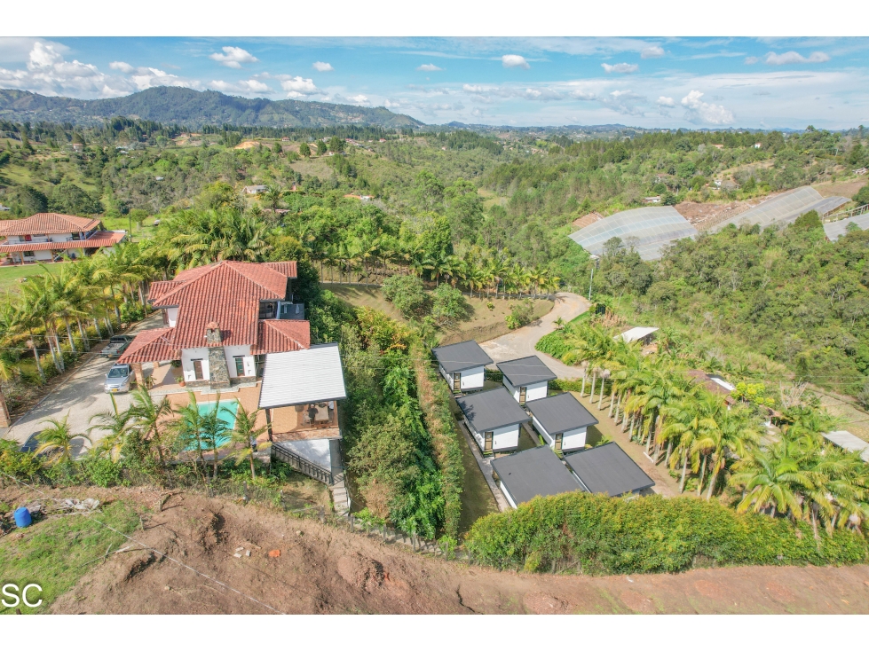 FINCA HOTEL EN VENTA GUARNE, 6 CABAÑAS - 1