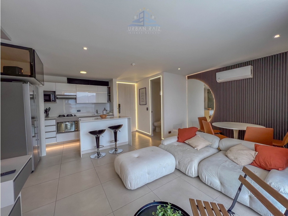 APARTAMENTO MODERNO CON MUEBLES POBLADO, VALOR FIJO — foto 2