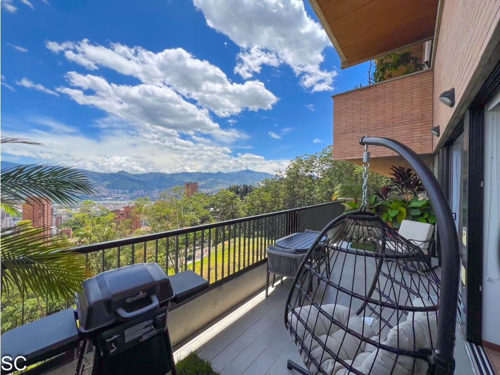 APARTAMENTO MODERNO EN PARTE ALTA DEL POBLADO CON VISTA 3 HAB — foto 3
