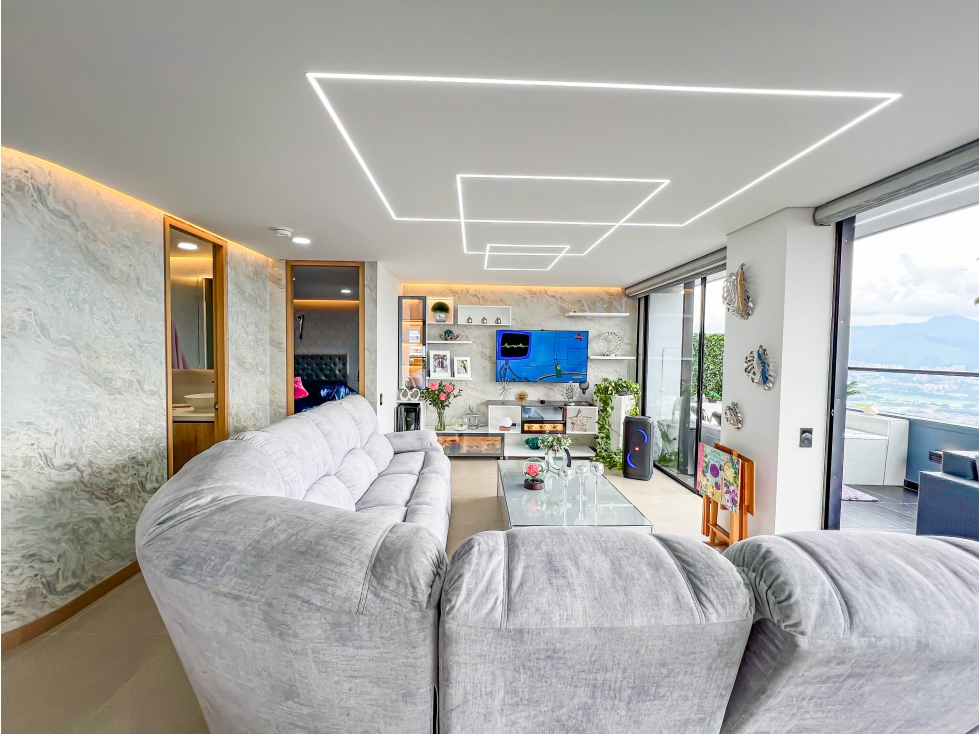 MODERNO APARTAMENTO CON VISTA EN MEDELLIN LAS PALMAS — foto 3