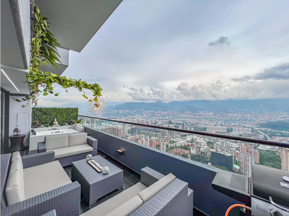 MODERNO APARTAMENTO CON VISTA EN MEDELLIN LAS PALMAS
