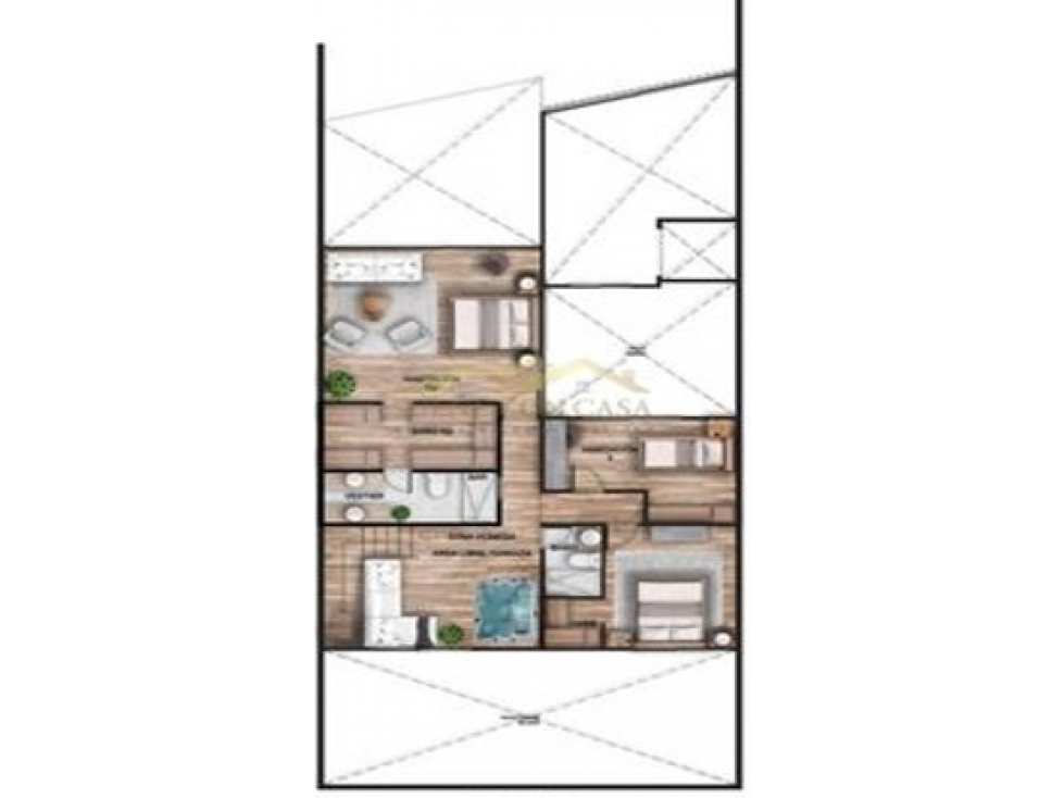 VENTA APARTAMENTO LAURELES, DESTINADO RENTAS CORTAS, MEDELLIN-100M2 — foto 6