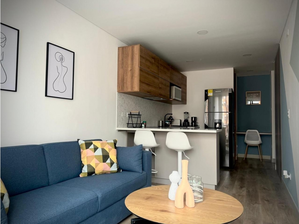 ARRIENDO AMOBLADO UNICAMENTE, APARTAESTUDIO ESTRENAR CHICO BAJO — foto 4