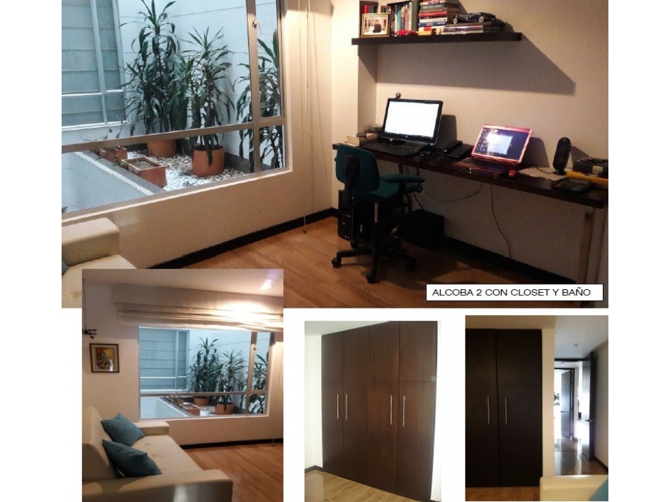 VENTA/ARRIENDO AMOBLADO UNICAMENTE APARTAMENTO SANTA BARBARA CENTRAL — foto 4