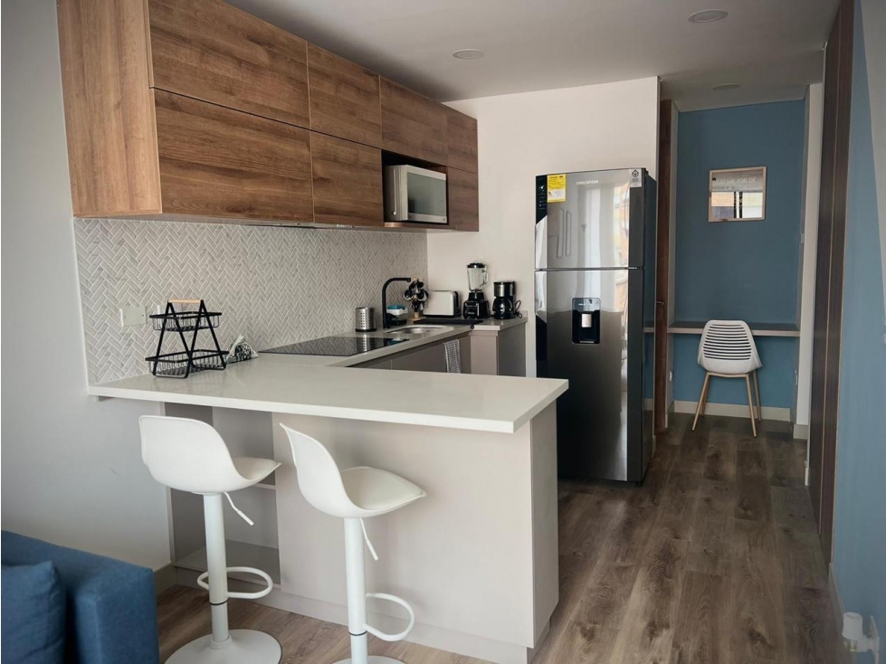 ARRIENDO AMOBLADO UNICAMENTE, APARTAESTUDIO ESTRENAR CHICO BAJO — foto 6