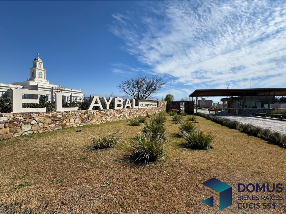 VENTA TERRENO CON FINANCIACION EL AYBAL CLUB DE CAMPO