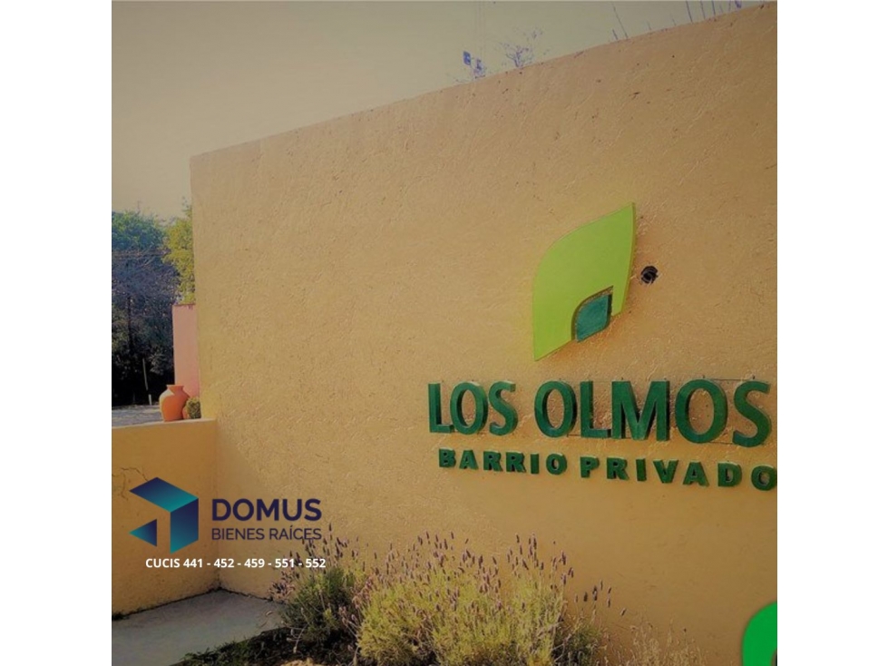 VENTA TERRENO BARRIO PRIVADO LOS OLMOS - 4