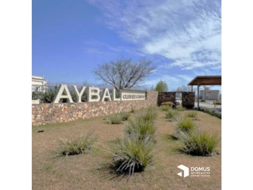 VENTA TERRENO CLUB DE CAMPO EL AYBAL - 1